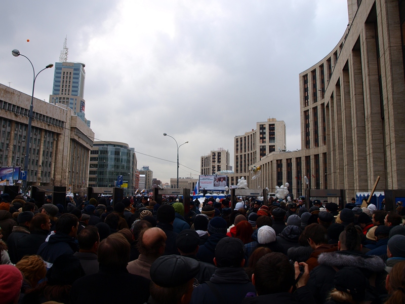 Митинг за честные выборы Проспект Сахарова 24.12.2011