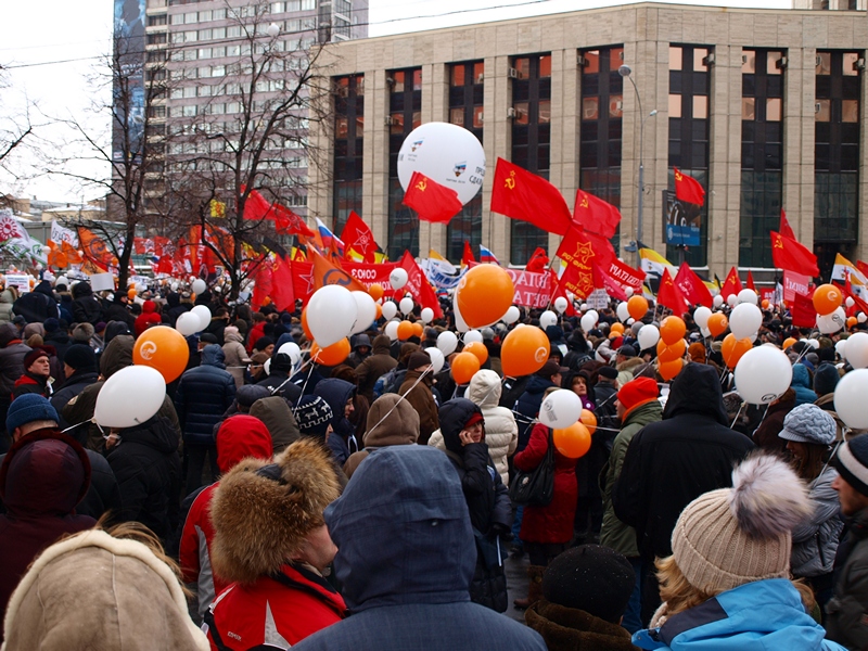 Митинг за честные выборы Проспект Сахарова 24.12.2011