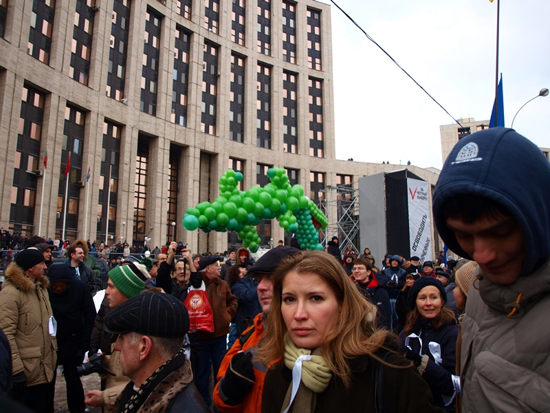 Митинг за честные выборы Проспект Сахарова 24.12.2011