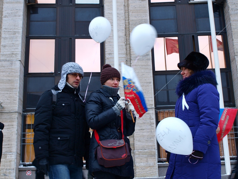 Митинг за честные выборы Проспект Сахарова 24.12.2011