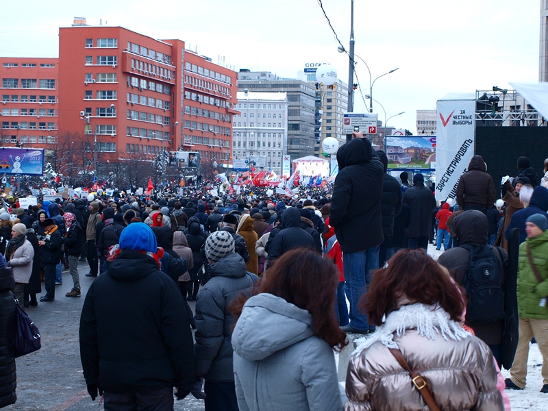 Митинг за честные выборы Проспект Сахарова 24.12.2011
