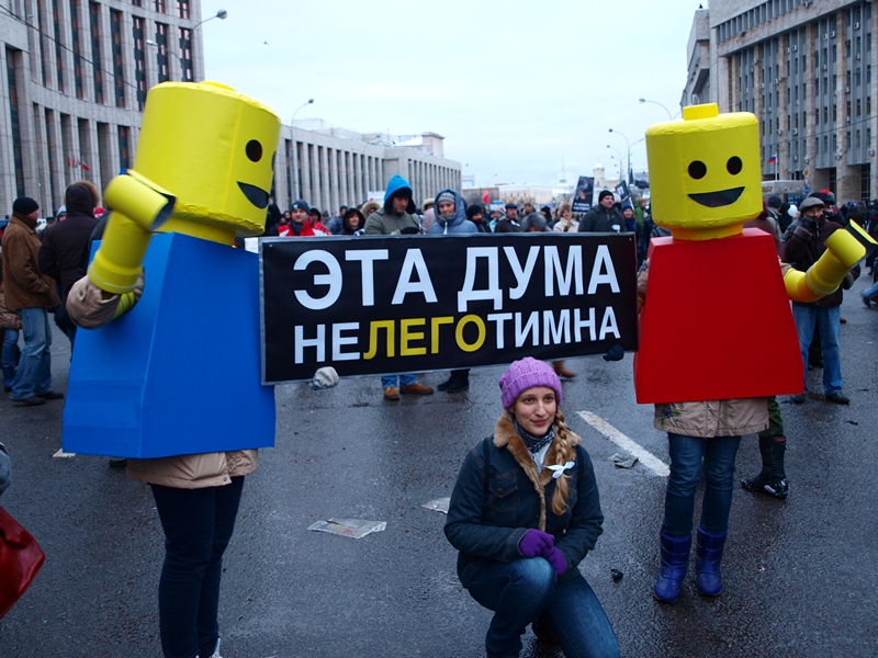 Митинг за честные выборы Проспект Сахарова 24.12.2011