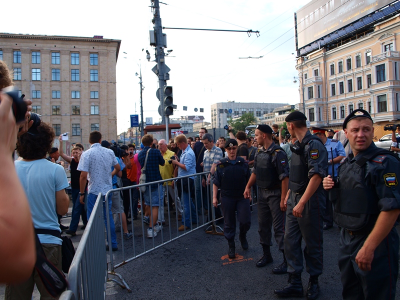 Триумфальная площадь, 31 июля 2011-го года