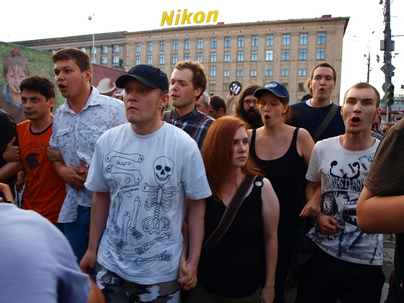 Триумфальная площадь, 31 июля 2011-го года