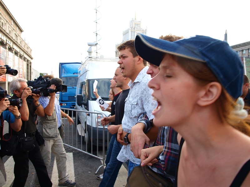 Триумфальная площадь, 31 июля 2011-го года