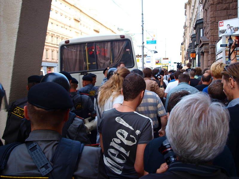 Триумфальная площадь, 31 июля 2011-го года