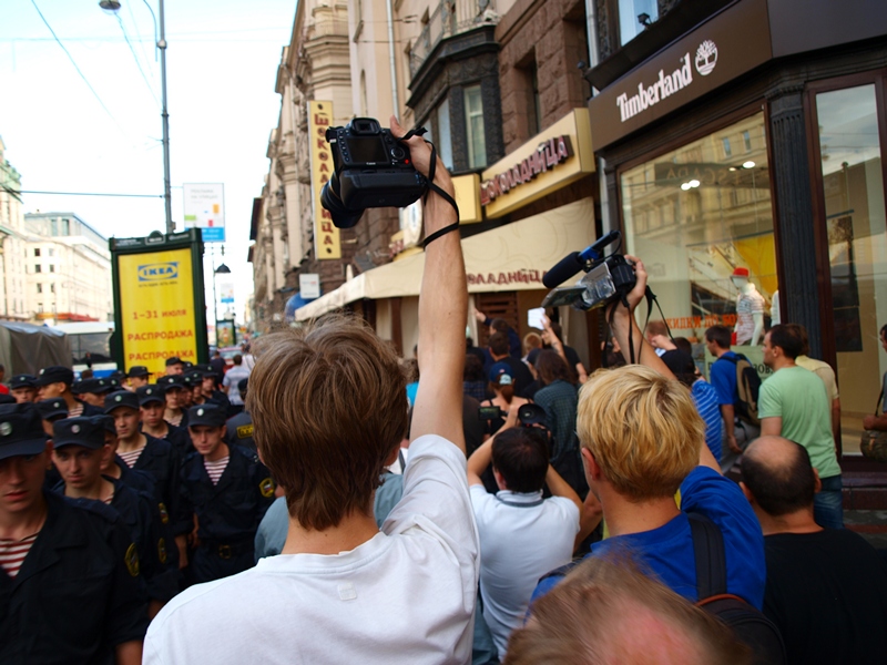 Триумфальная площадь, 31 июля 2011-го года