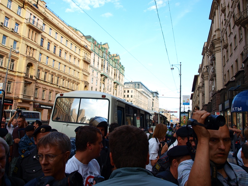 Триумфальная площадь, 31 июля 2011-го года
