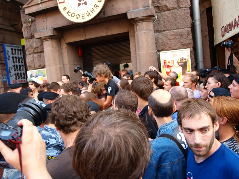 Триумфальная площадь, 31 июля 2011-го года