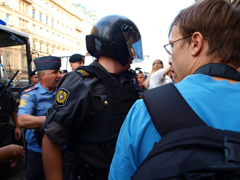 Триумфальная площадь, 31 июля 2011-го года