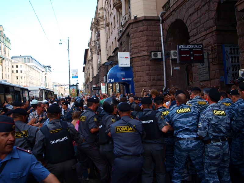 Триумфальная площадь, 31 июля 2011-го года