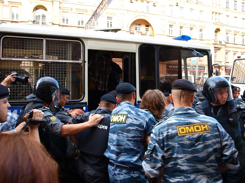 Триумфальная площадь, 31 июля 2011-го года