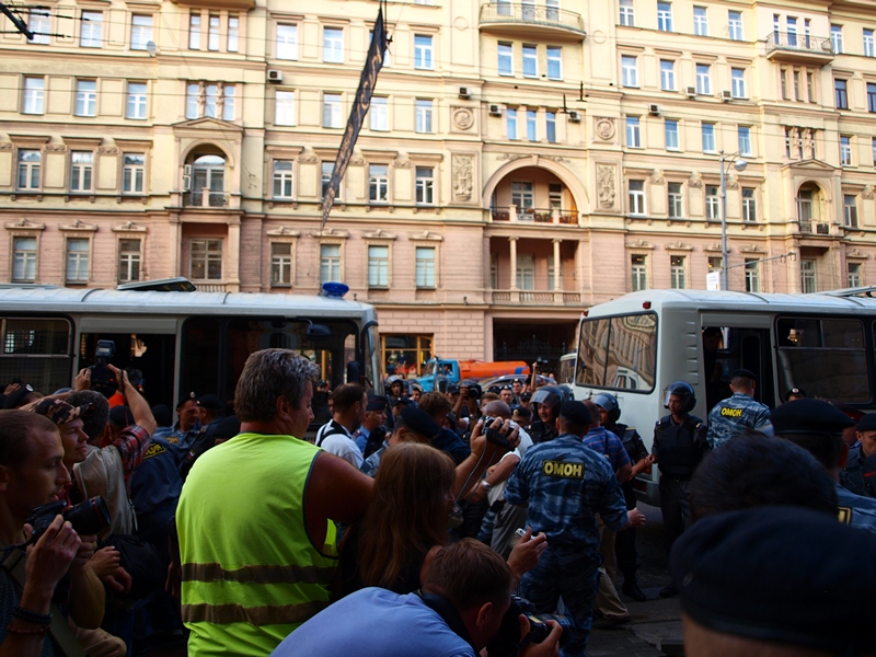 Триумфальная площадь, 31 июля 2011-го года