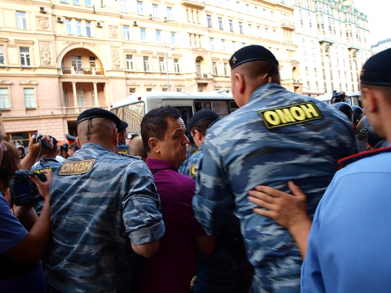 Триумфальная площадь, 31 июля 2011-го года