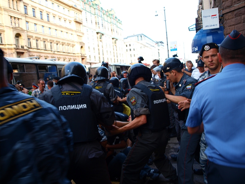 Триумфальная площадь, 31 июля 2011-го года