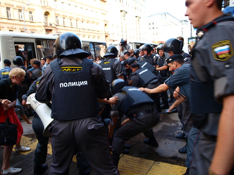 Триумфальная площадь, 31 июля 2011-го года