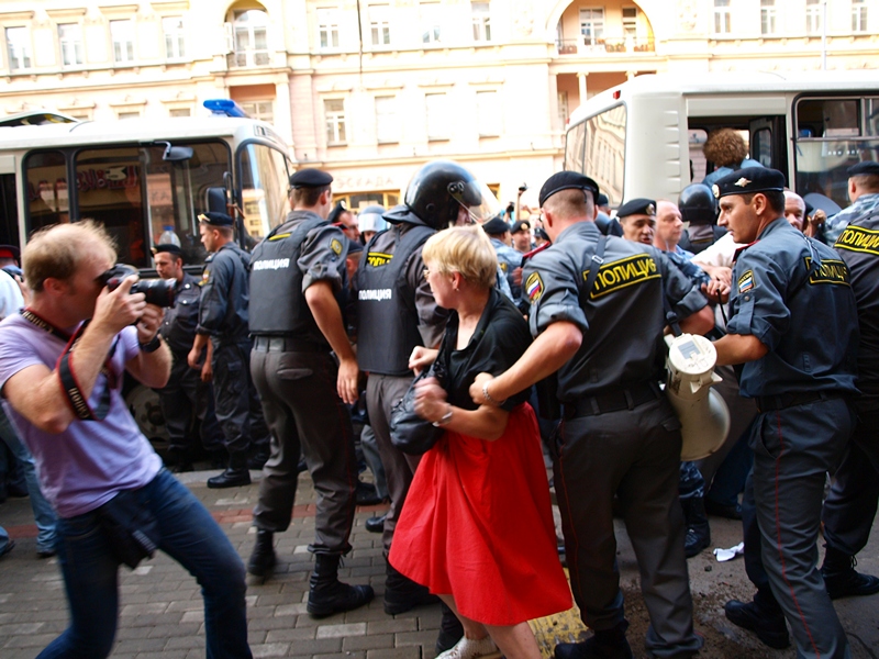 Триумфальная площадь, 31 июля 2011-го года