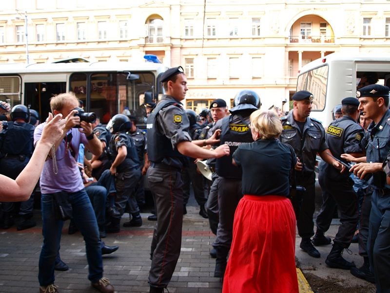 Триумфальная площадь, 31 июля 2011-го года