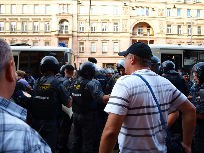 Триумфальная площадь, 31 июля 2011-го года