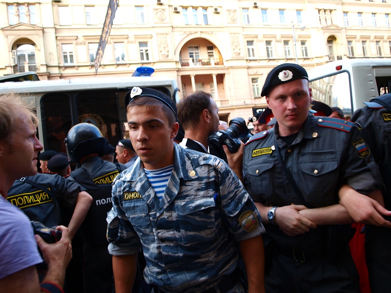 Триумфальная площадь, 31 июля 2011-го года