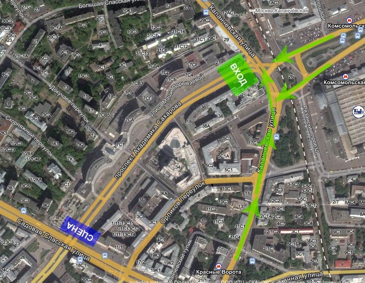 Митинг 24 декабря: как пройти